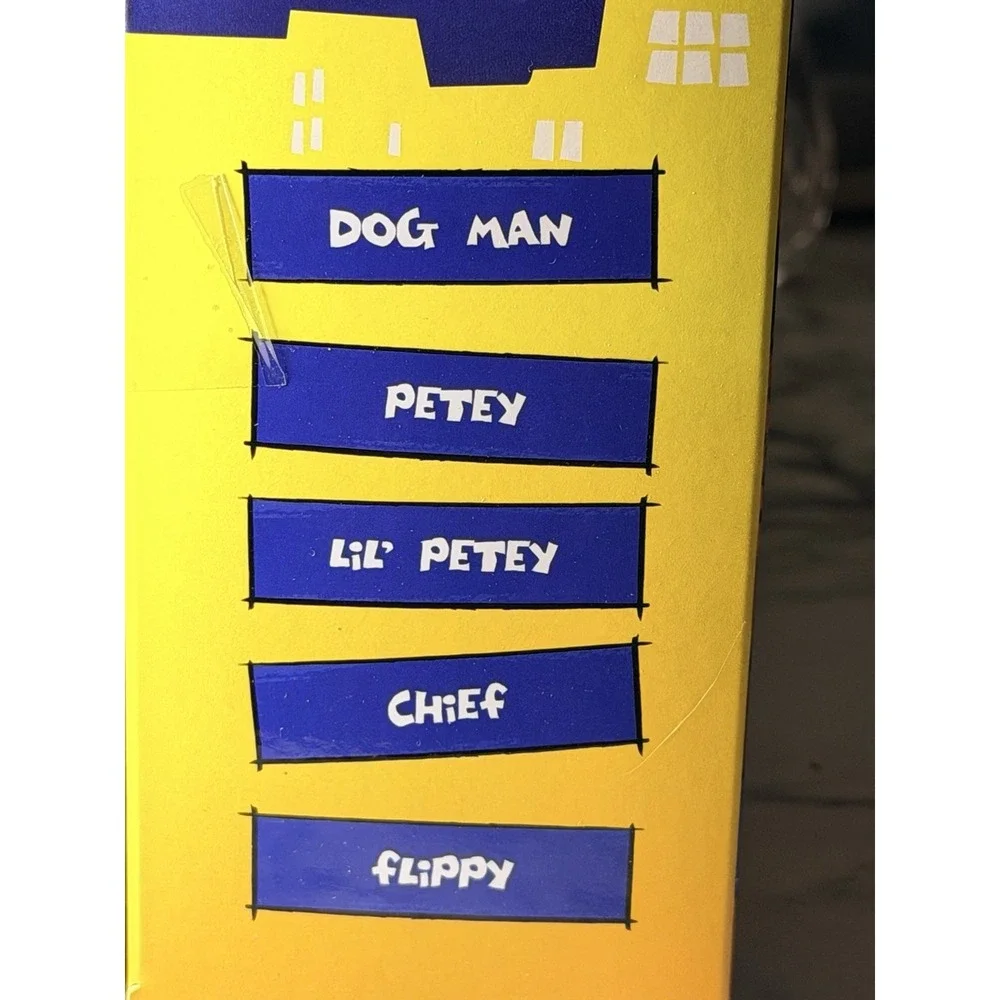 Sealed Dog Man SUPA COOL FIGURE PACK Set of 5 Lil Petey Chief Flippy Jakks(3035)